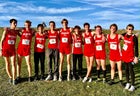 Albuquerque Academy Chargers Boys Varsity Cross Country Fall 21-22 team photo.