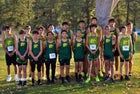 Pecos Panthers Boys Varsity Cross Country Fall 21-22 team photo.