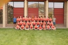 Jackson Hole Broncs Boys Varsity Cross Country Fall 21-22 team photo.