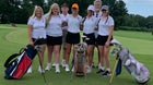 Currituck County Knights Girls Varsity Golf Fall 24-25 team photo.