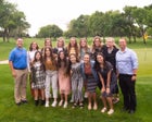Northridge Knights Girls Varsity Golf Spring 18-19 team photo.