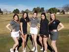 Volcano Vista Hawks Girls Varsity Golf Spring 18-19 team photo.
