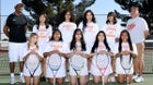Browne Bruins Girls Varsity Tennis Spring 21-22 team photo.