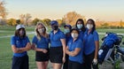 Mountain House Mustangs Girls Varsity Golf Spring 20-21 team photo.