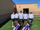 University Trojans Girls Varsity Golf Spring 20-21 team photo.