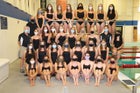 Jackson Hole Broncs Girls Varsity Swimming Fall 20-21 team photo.