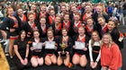 Post Falls Trojans Co-ed Varsity Cheer Winter 25-26 team photo.