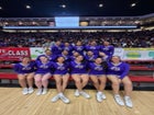 Kirtland Central Broncos Co-ed Varsity Cheer Winter 25-26 team photo.