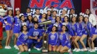 El Monte Lions Co-ed Varsity Cheer Winter 25-26 team photo.