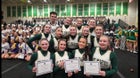 St. Maries Lumberjacks Co-ed Varsity Cheer Winter 25-26 team photo.