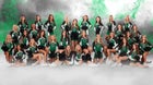 Blackfoot Broncos Co-ed Varsity Cheer Winter 25-26 team photo.