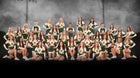 Bonneville Bees Co-ed Varsity Cheer Winter 25-26 team photo.