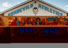 Sandia Prep Sundevils Boys Varsity Track & Field Spring 13-14 team photo.