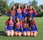 Blind Brook Trojans Co-ed Varsity Cheer Fall 21-22 team photo.