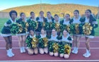 Roosevelt Presidents Co-ed Varsity Cheer Fall 21-22 team photo.