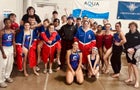 Caroline Cavaliers Boys Varsity Swimming Winter 23-24 team photo.