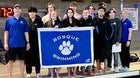 Bosque Bobcats Boys Varsity Swimming Winter 23-24 team photo.