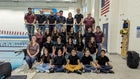 Columbus Discoverers Boys Varsity Swimming Winter 23-24 team photo.