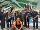 Glenbard North Panthers Boys Varsity Swimming Winter 23-24 team photo.