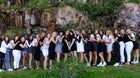Twin Falls Bruins Co-ed Varsity Dance Team Winter 21-22 team photo.
