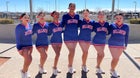Las Cruces Bulldawgs Co-ed Varsity Dance Team Winter 21-22 team photo.