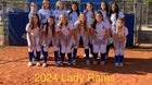 John Carroll Catholic Rams Girls Varsity Softball Spring 23-24 team photo.