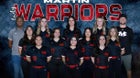 Martin Warriors Girls Varsity Softball Spring 23-24 team photo.