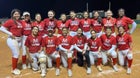 Corpus Christi Veterans Memorial Eagles Girls Varsity Softball Spring 23-24 team photo.