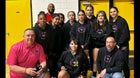 West Mesa Mustangs Girls Varsity Wrestling Winter 23-24 team photo.