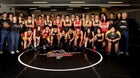 Centennial Hawks Girls Varsity Wrestling Winter 23-24 team photo.