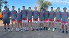 Logan Longhorns Boys Varsity Cross Country Fall 24-25 team photo.