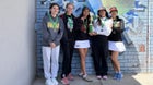 Centennial Hawks Girls Varsity Tennis Spring 23-24 team photo.
