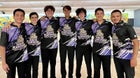 South Plantation Paladins Boys Varsity Bowling Fall 22-23 team photo.