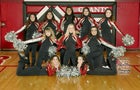 Grants Pirates Co-ed Varsity Dance Team Winter 17-18 team photo.