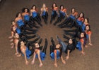 Los Lunas Tigers Co-ed Varsity Dance Team Winter 17-18 team photo.
