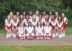 Arkansas Razorbacks Co-ed Varsity Dance Team Winter 17-18 team photo.