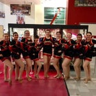 Centennial Hawks Co-ed Varsity Dance Team Winter 17-18 team photo.