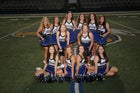 Sheridan Yellowjackets Co-ed Varsity Dance Team Winter 17-18 team photo.