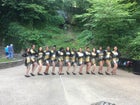 Hot Springs Trojans Co-ed Varsity Dance Team Winter 17-18 team photo.