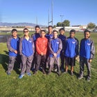 West Mesa Mustangs Boys Varsity Cross Country Fall 19-20 team photo.