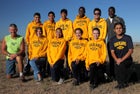 Highland Hornets Boys Varsity Cross Country Fall 19-20 team photo.