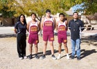 To'hajiilee Warriors Boys Varsity Cross Country Fall 19-20 team photo.