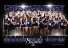 Mountain View Buffaloes Boys Varsity Cross Country Fall 19-20 team photo.