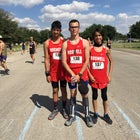 Roswell Coyotes Boys Varsity Cross Country Fall 19-20 team photo.