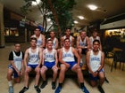 Lyman Eagles Boys Varsity Cross Country Fall 19-20 team photo.