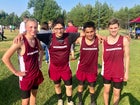 Arkansas Razorbacks Boys Varsity Cross Country Fall 19-20 team photo.