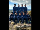 Alamo Navajo Cougars Boys Varsity Cross Country Fall 19-20 team photo.
