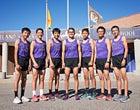 Kirtland Central Broncos Boys Varsity Cross Country Fall 19-20 team photo.