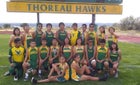 Thoreau Hawks Boys Varsity Cross Country Fall 19-20 team photo.