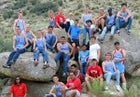 Sandia Matadors Boys Varsity Cross Country Fall 19-20 team photo.